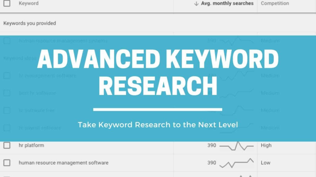 Advanced Keyword Research